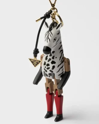 Animal Key Ring Charm with Metal Ring