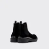 Brushed Leather Chelsea Boots