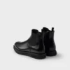 Brushed Leather Chelsea Boots