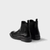 Brushed Leather Chelsea Boots
