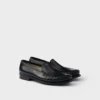 Brushed Leather Loafers