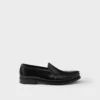 Brushed Leather Loafers