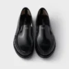 Brushed Leather Loafers
