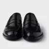 Brushed Leather Loafers