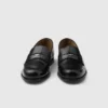 Brushed Leather Loafers