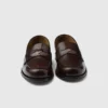 Brushed Leather Loafers