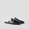 Brushed Leather Slippers