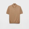 Cashmere and Silk Polo Shirt