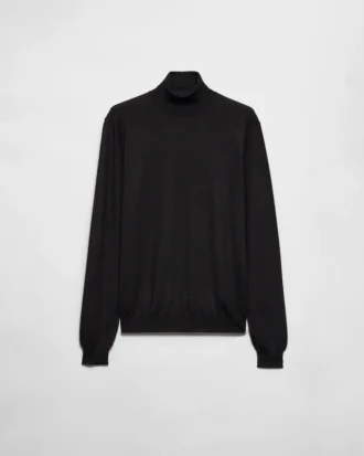 Cashmere and Silk Turtleneck Sweater