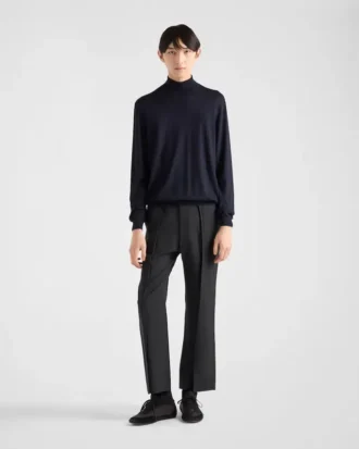 Cashmere and Silk Turtleneck Sweater