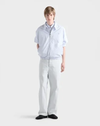 Chambray Blouson Jacket