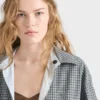 Checked Poplin Jacket