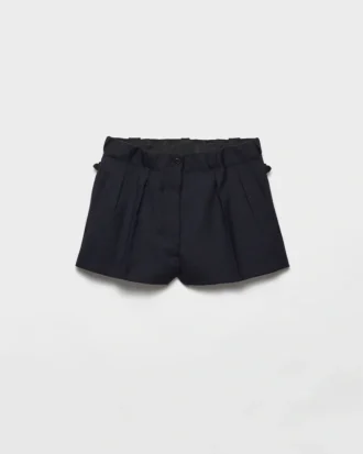 Chevron Wool Shorts