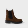 Chocolate Suede Chelsea Boots