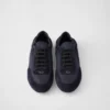 Collapse Re-Nylon and Suede Sneakers