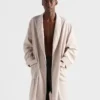 Cotton Blend Robe Coat