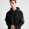 Cotton Fleece and Re-Nylon Hoodie