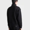 Cotton Fleece Zipper Jacket with Re-Nylon Details