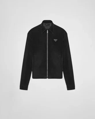 Cotton Velvet Blouson Jacket