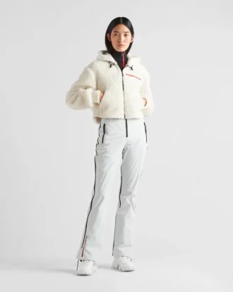 Cropped Double Fleece Jacket