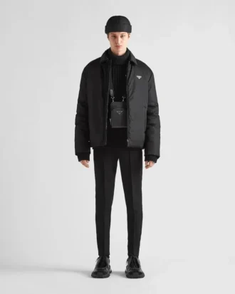 Cropped Re-Nylon Down Jacket