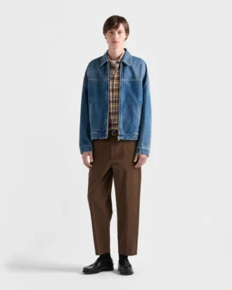 Denim Blouson Jacket