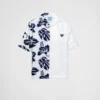 Double Match Short-Sleeved Heavy Cotton Shirt