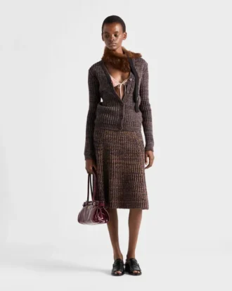 Floral Print Georgette Bra