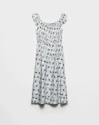 Floral Print Ponga Dress