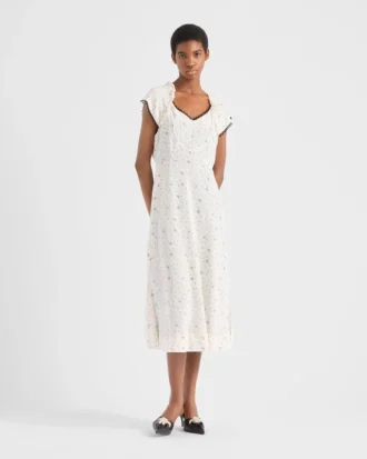 Floral Print Ponga Dress