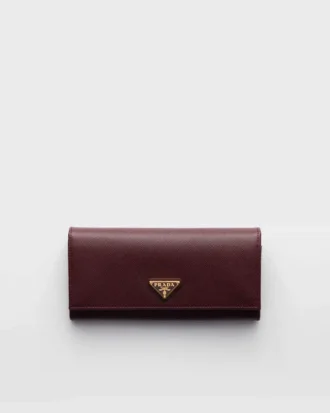 Large Saffiano Leather Wallet