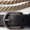 Leather and Cord Belt