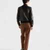 Leather Bomber Jacket