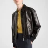 Leather Bomber Jacket