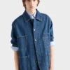 Light Denim Blouson Jacket