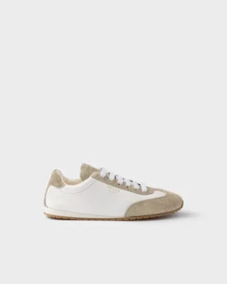 Nappa Leather and Suede Sneakers