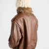 Nappa Leather Bomber Jacket