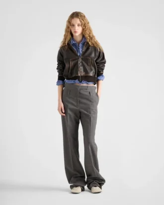 Nappa Leather Hoodie Jacket