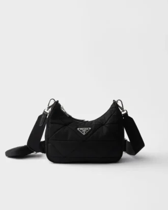 Padded Re-Nylon Shoulder Bag