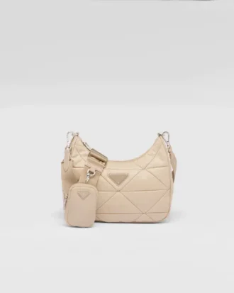 Padded Re-Nylon Shoulder Bag