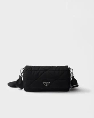 Padded Re-Nylon Shoulder Bag
