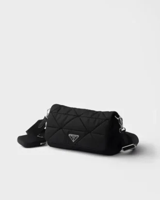 Padded Re-Nylon Shoulder Bag