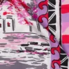 Pittoresque Paris Printed Silk Foulard 90