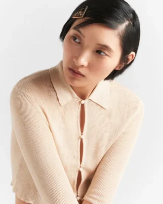 Plexiglas and Metal Barrette