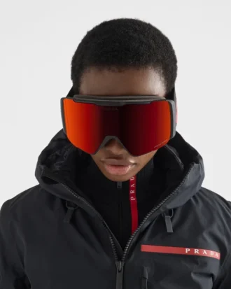 Prada Linea Rossa by Oakley Snow Goggle with Interchangeable Lenses