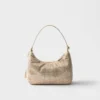 Prada Re-Edition 2005 Mini Crystal-Studded Satin Bag