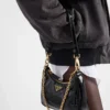 Prada Re-Edition Mini Naplak Patent Leather Bag