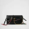 Prada Soft Sound Large Leather Shoulder Bag with Charms
