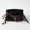 Prada Soft Sound Large Leather Shoulder Bag with Charms