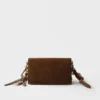 Prada Soft Sound Small Suede Shoulder Bag